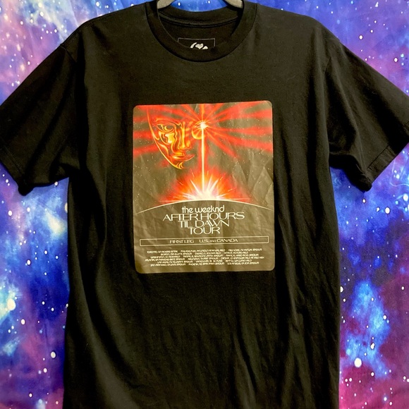 The Weeknd After Hours Til Dawn Tour Graphic Band T-shirt Size M - Picture 1 of 6